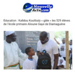 NOUVELLE ACTU (14/11/2023), Education: Kalidou Koulibaly «gâte» les 529 élèves de l’école primaire Alioune Gaye de Diamaguène