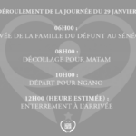 Nos sincères condoléances à la famille Koulibaly
